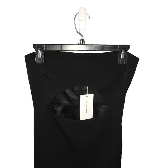 Lovers + Friends Denise Black Cutout Front Strapless Dress - Picture 7 of 10